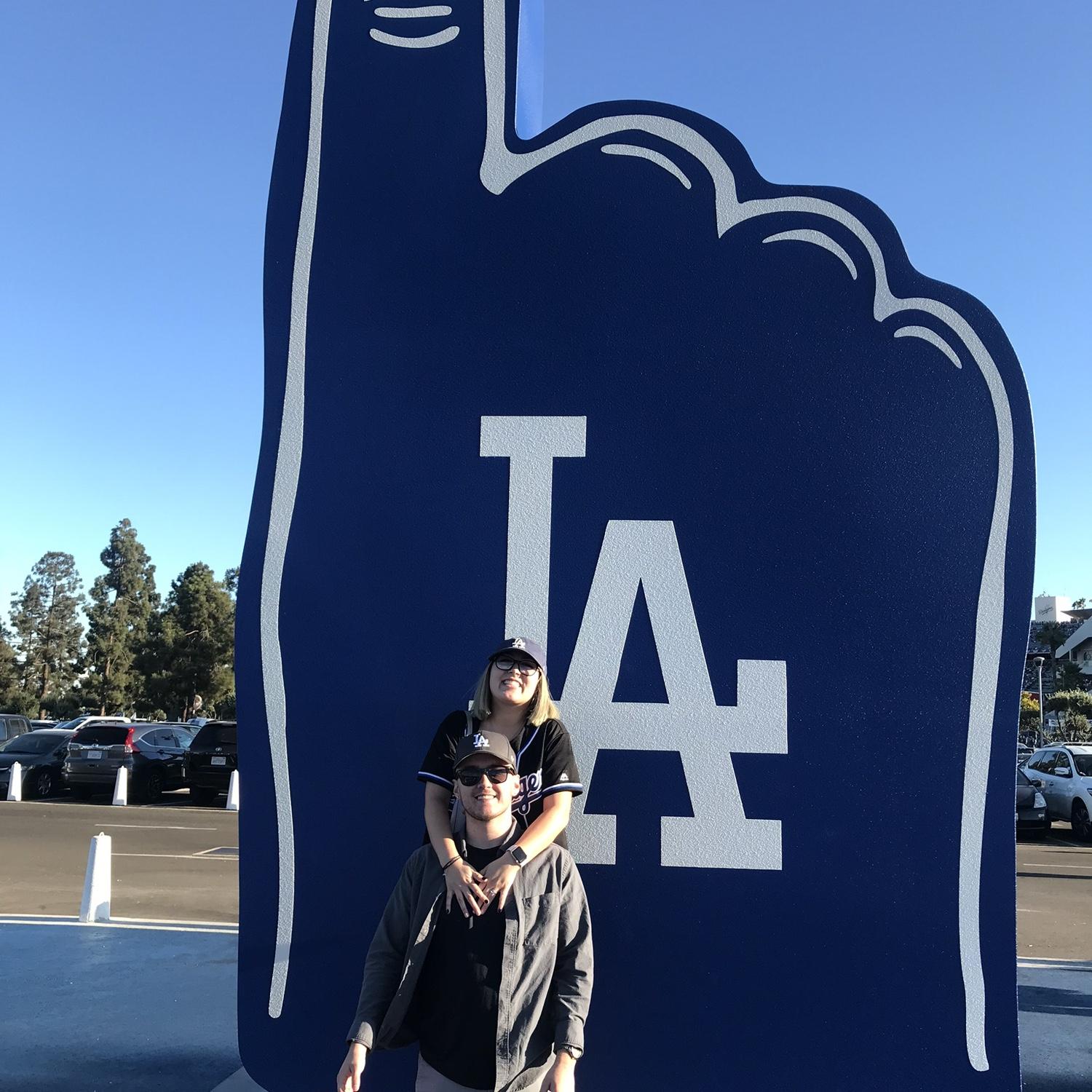 Frist Dodger game together. October 2018