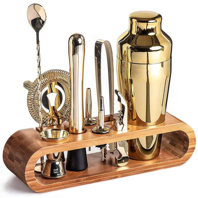 Stirré Elite Cocktail Set – Luxury Metallic Bar Kit Essentials