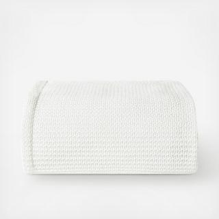 Textured Cotton Chevron Blanket