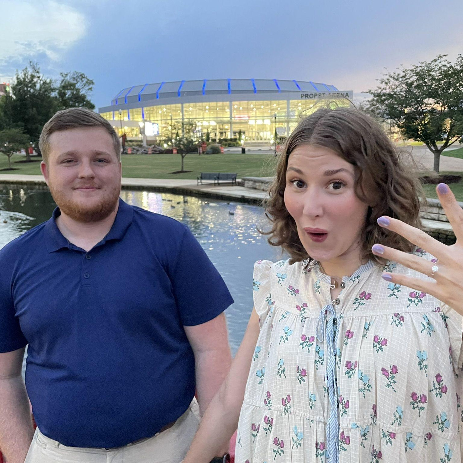 We're so excited to be married!