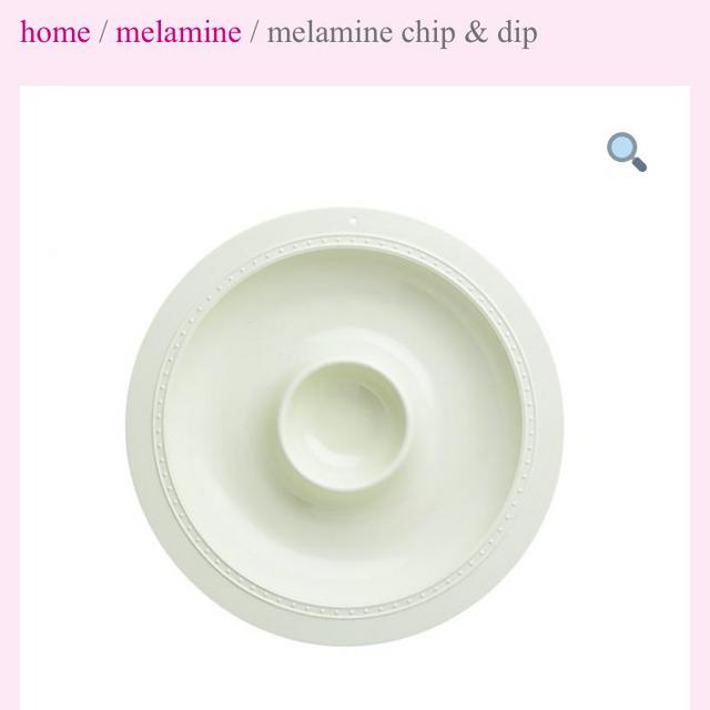 Nora Fleming melamine chip & dip