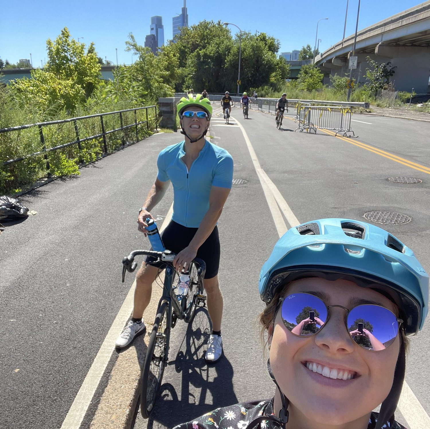One of the many bike rides we took while living in Philadelphia!
