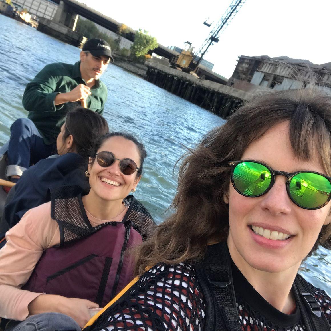 "Freak the Creek" with Laura and Leah, in Flushing Bay NY