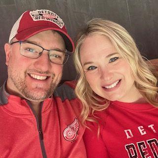 Our first Red Wings game together!