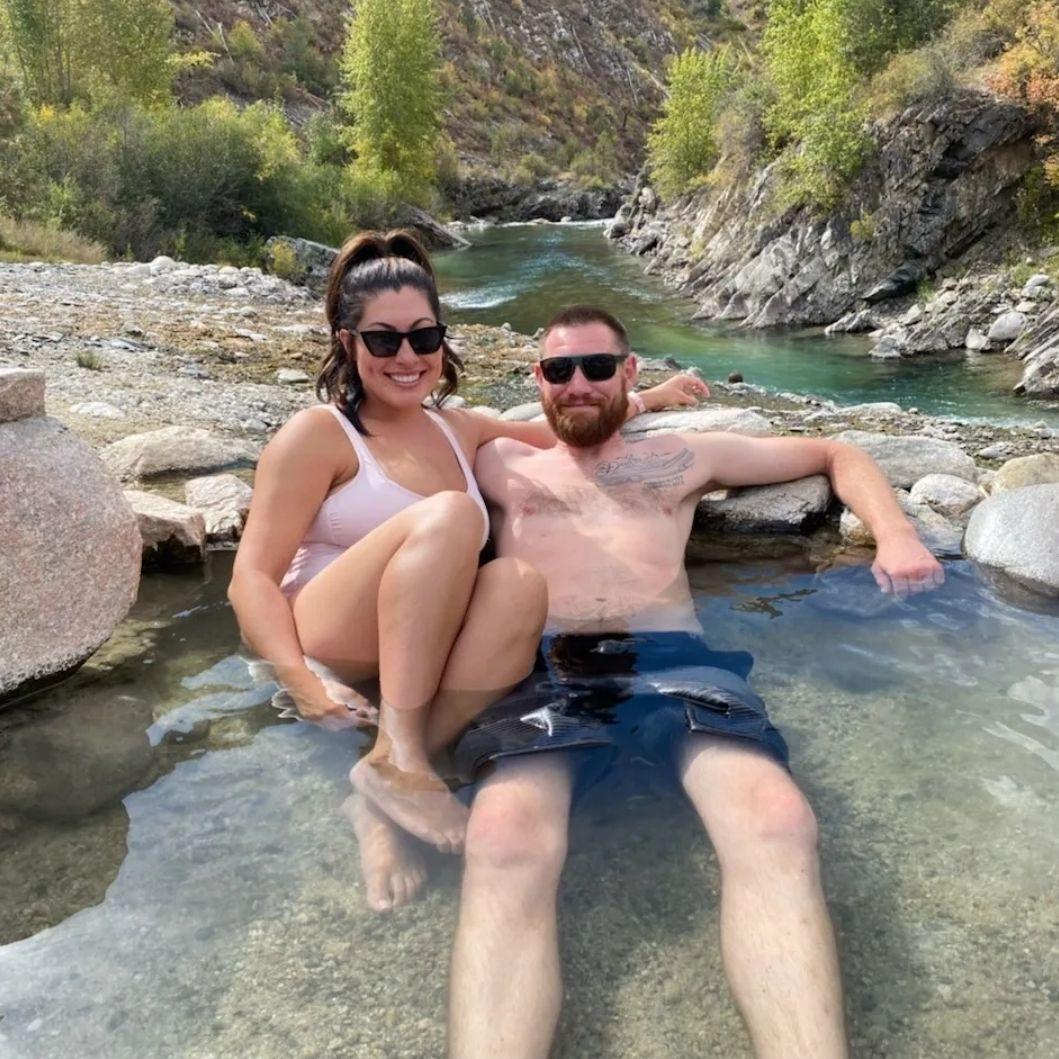 Hot Springs in Idaho with the Bergeron's
