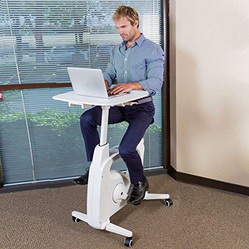 FLEXISPOT Home Office Standing Desk Exercise Bike Height Adjustable Cycle - Deskcise Pro