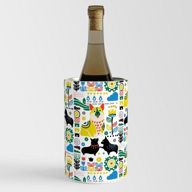 Scandinavian Corgi Wine Chiller