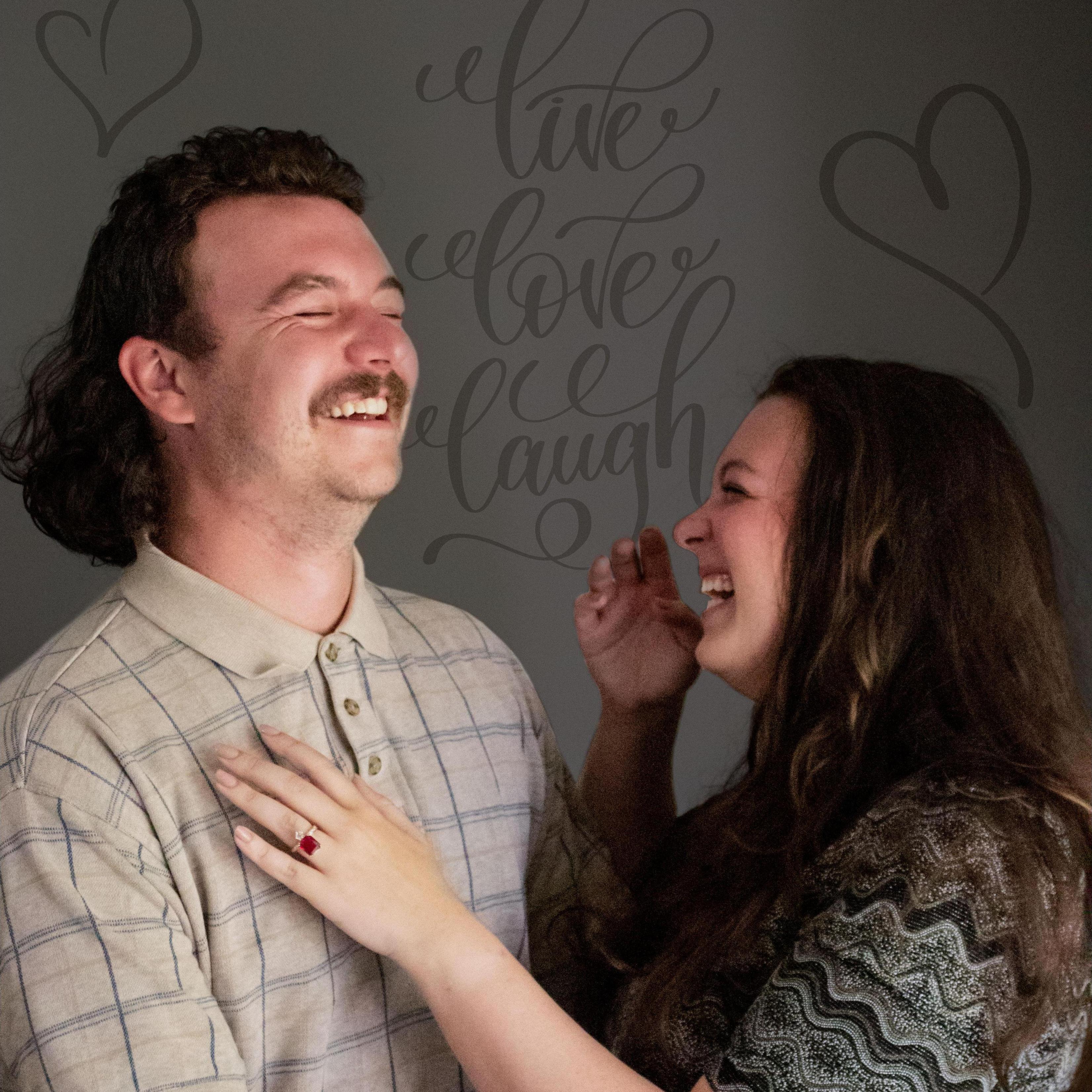 DIY engagement photos thanks to Stephanie
