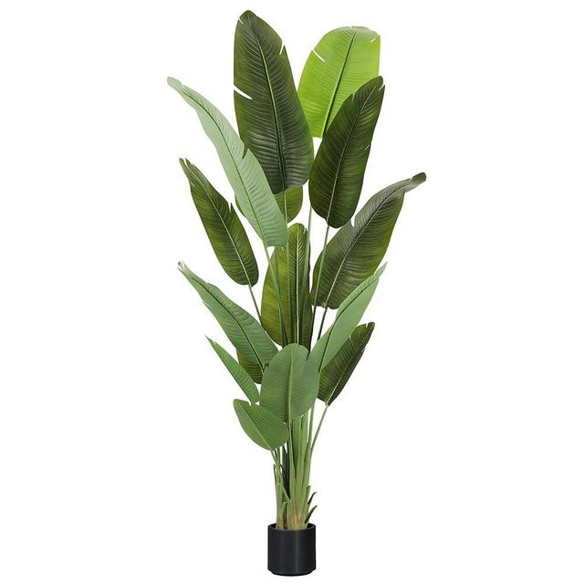 ProDeco Artificial Tree 6.6Ft Silk Bird of Paradise Large Big Fake Potted Plants Tall Faux Silk Floor Plants for Home Living Room Bedroom Office Decor Indoor Outdoor…