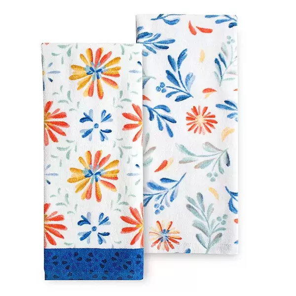 Food Network™ Summer Print Kitchen Towel 2-pk.