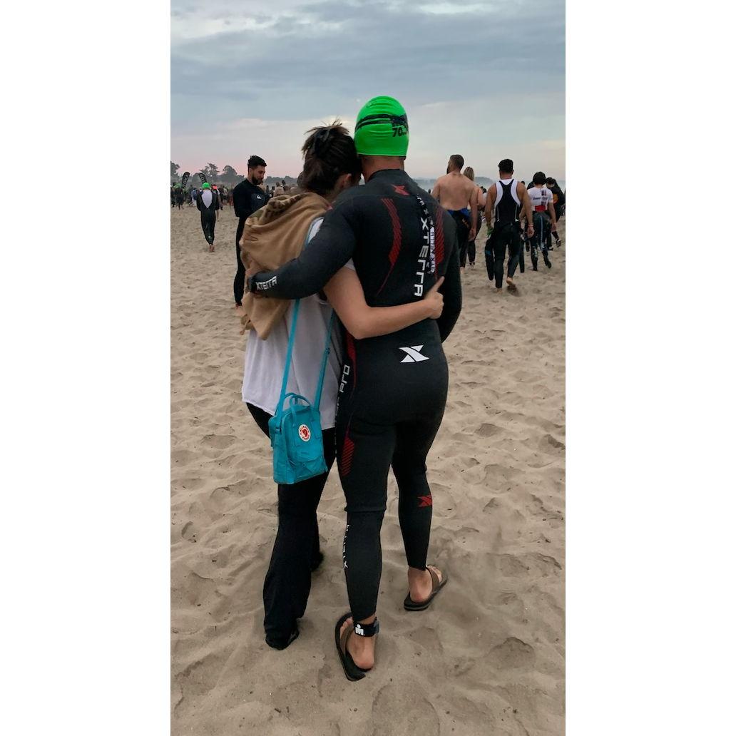 Early morning start for the Luke's Santa Cruz Ironman