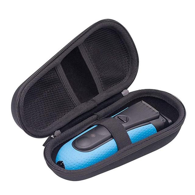 Case for Braun Series 3/ Series 5, 3040s, 3010S, 5018s, 5140s Electric Razor Shaver, Hard Travel Case Protective Cover Storage Bag (Black interior)