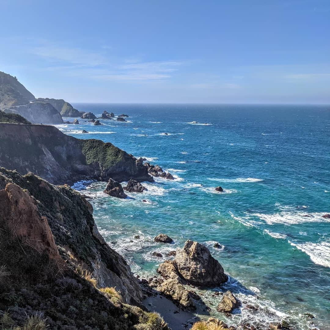highway one views through Big Sur (arguably the most beautiful stretch of highway in the USA!)