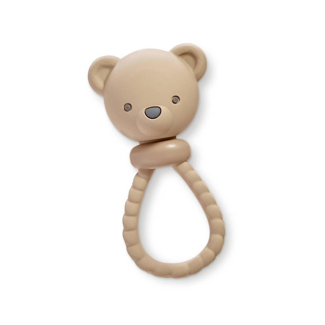 Itzy Ritzy Bitzy Shake Teether - Tan Bear