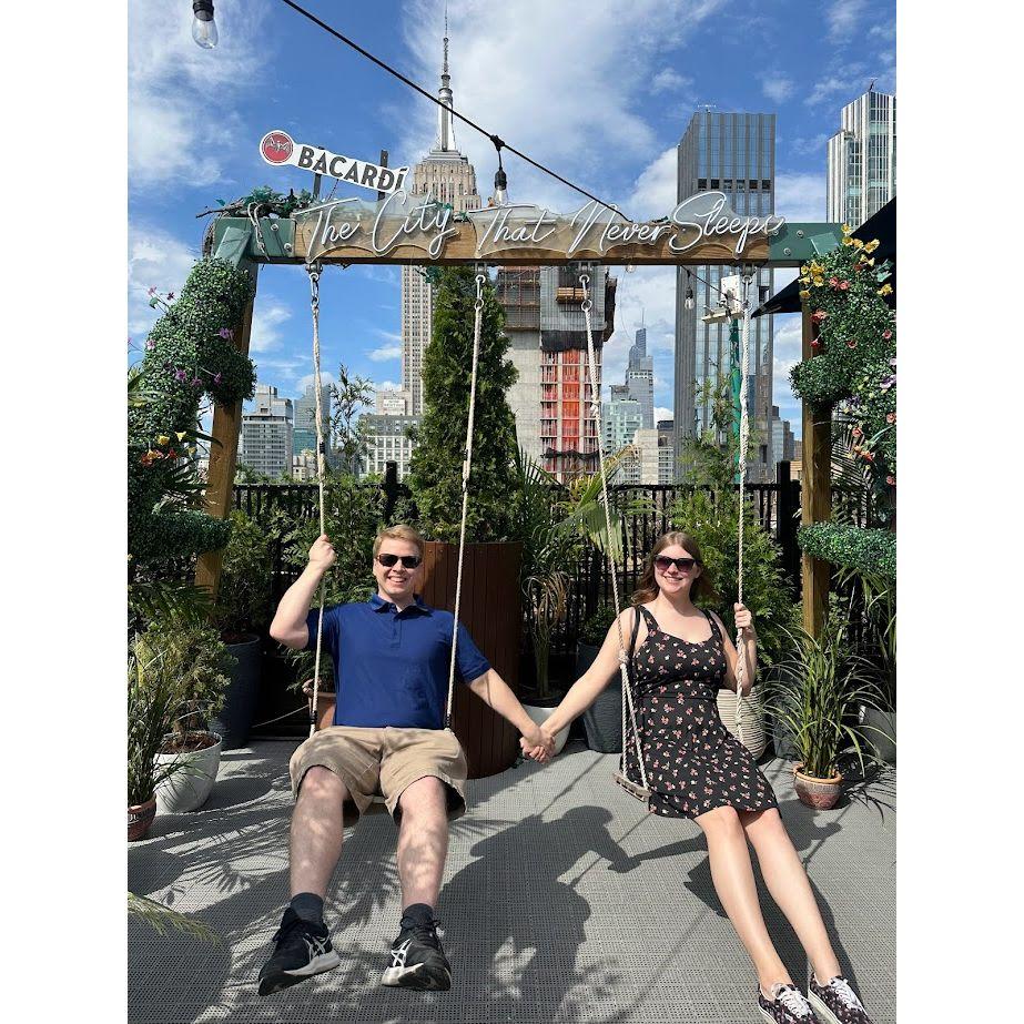 Rooftop brunch in NYC, 2023