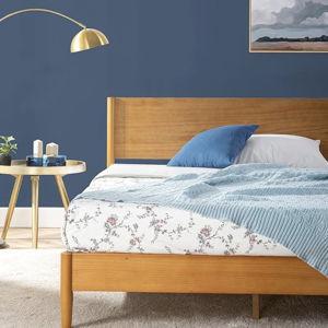 ZINUS Allen Mid Century Wood Platform Bed Frame