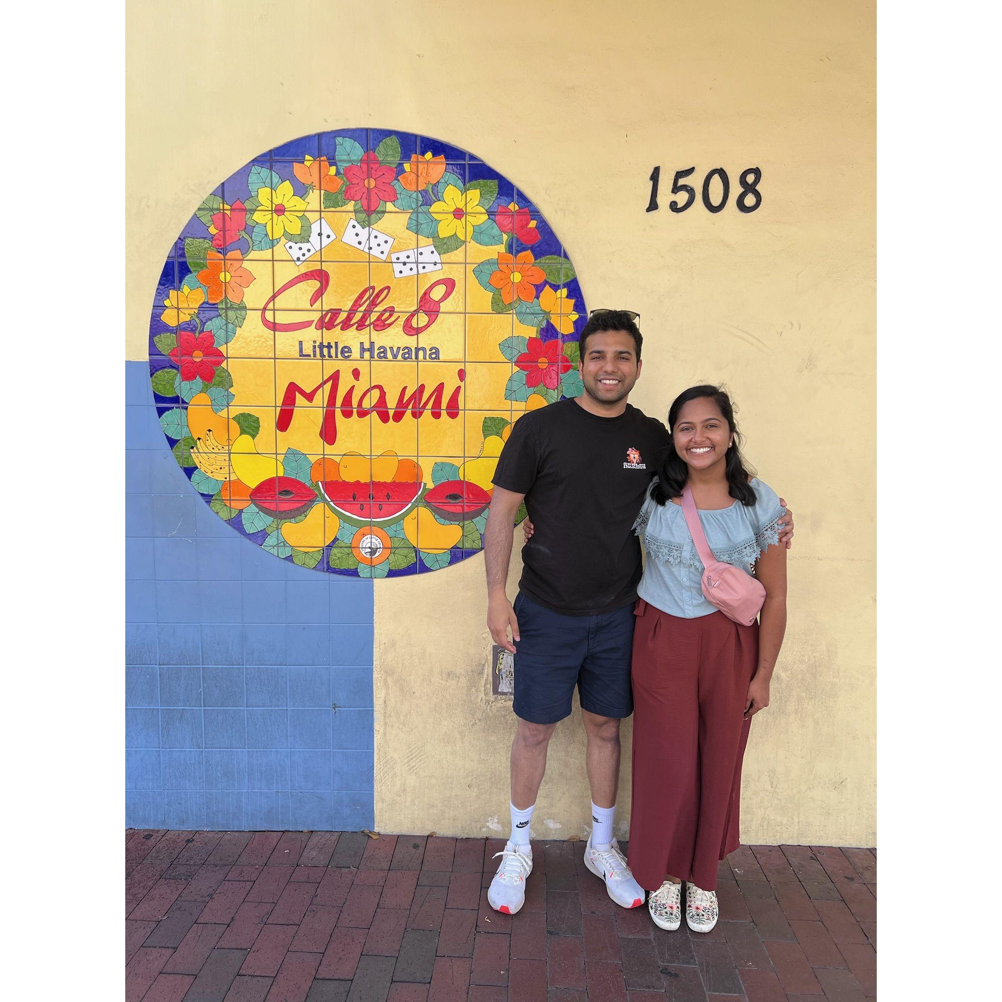 Tourists in Miami