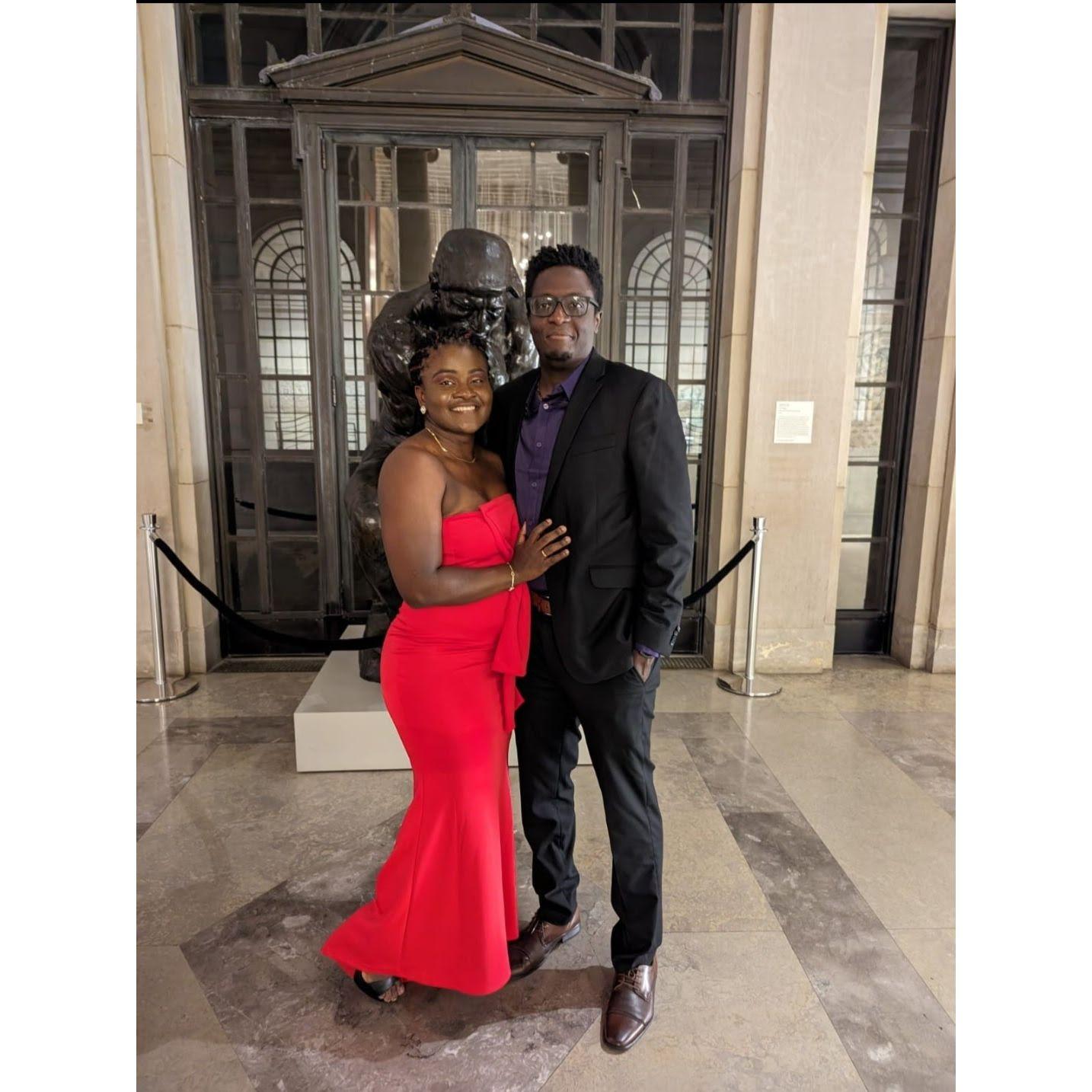 Fidelis and Felicity Bekong's wedding, Baltimore MD. November 2023