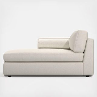 Aris Left Track-Arm Chaise