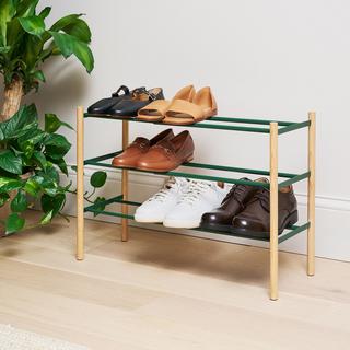 Modern Expandable 3-Tier Shoe Rack