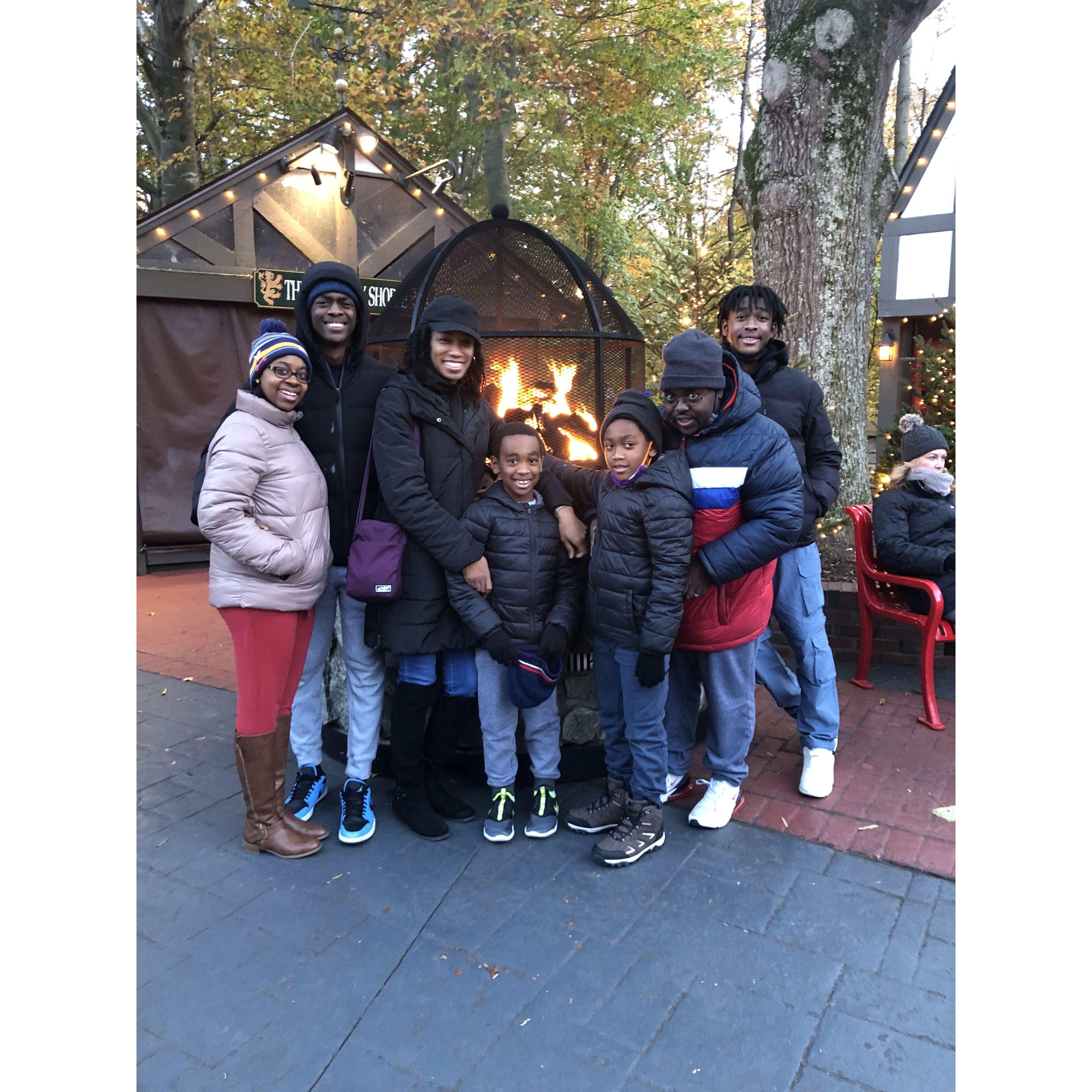 Family at Busch Gardens