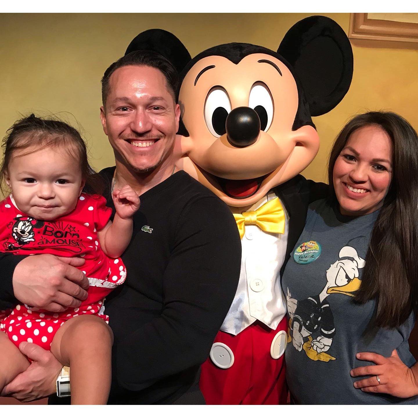 Our first trip to Disneyland with Lola!