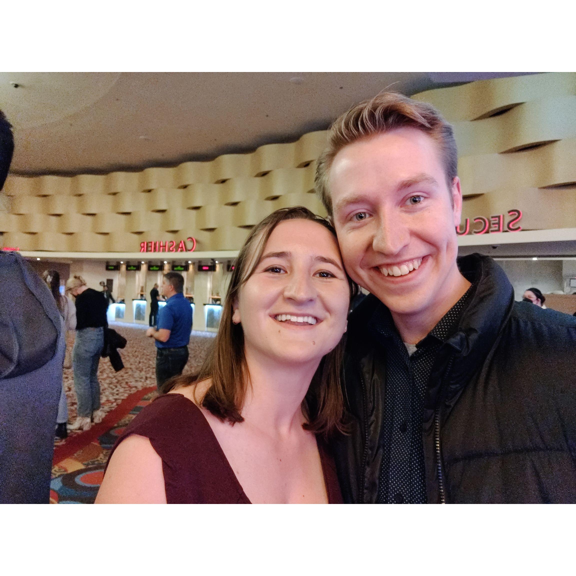 This picture is from the night we became "official."
