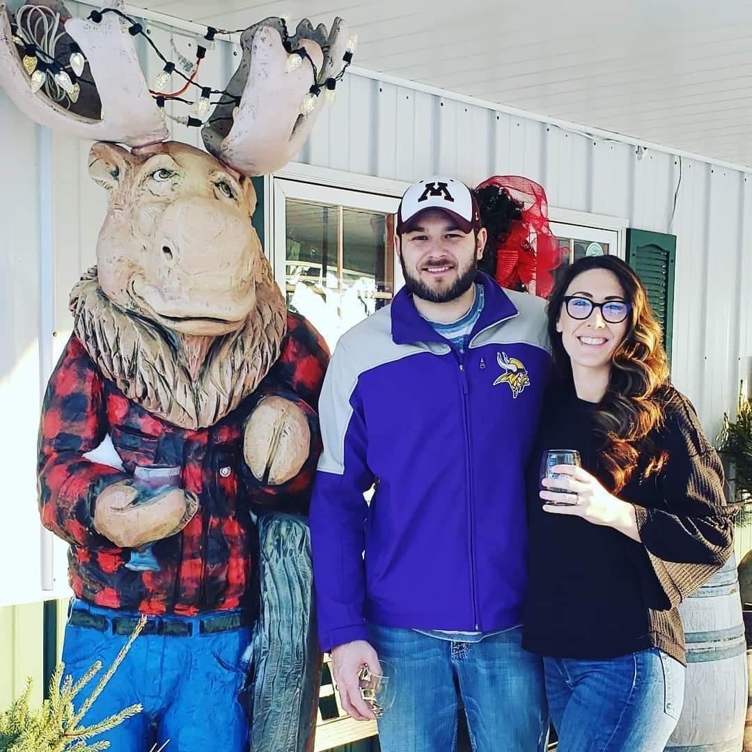 Checking out our wedding venue at Carlos Creek Winery 
Winter 2019