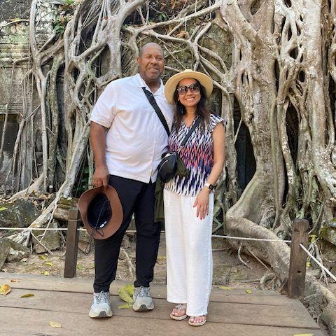 Our day trip to Ta Prohm in Cambodia was truly unforgettable. It was incredibly special to share a piece of my homeland with Mike and to immerse him in the beauty and richness of my culture.