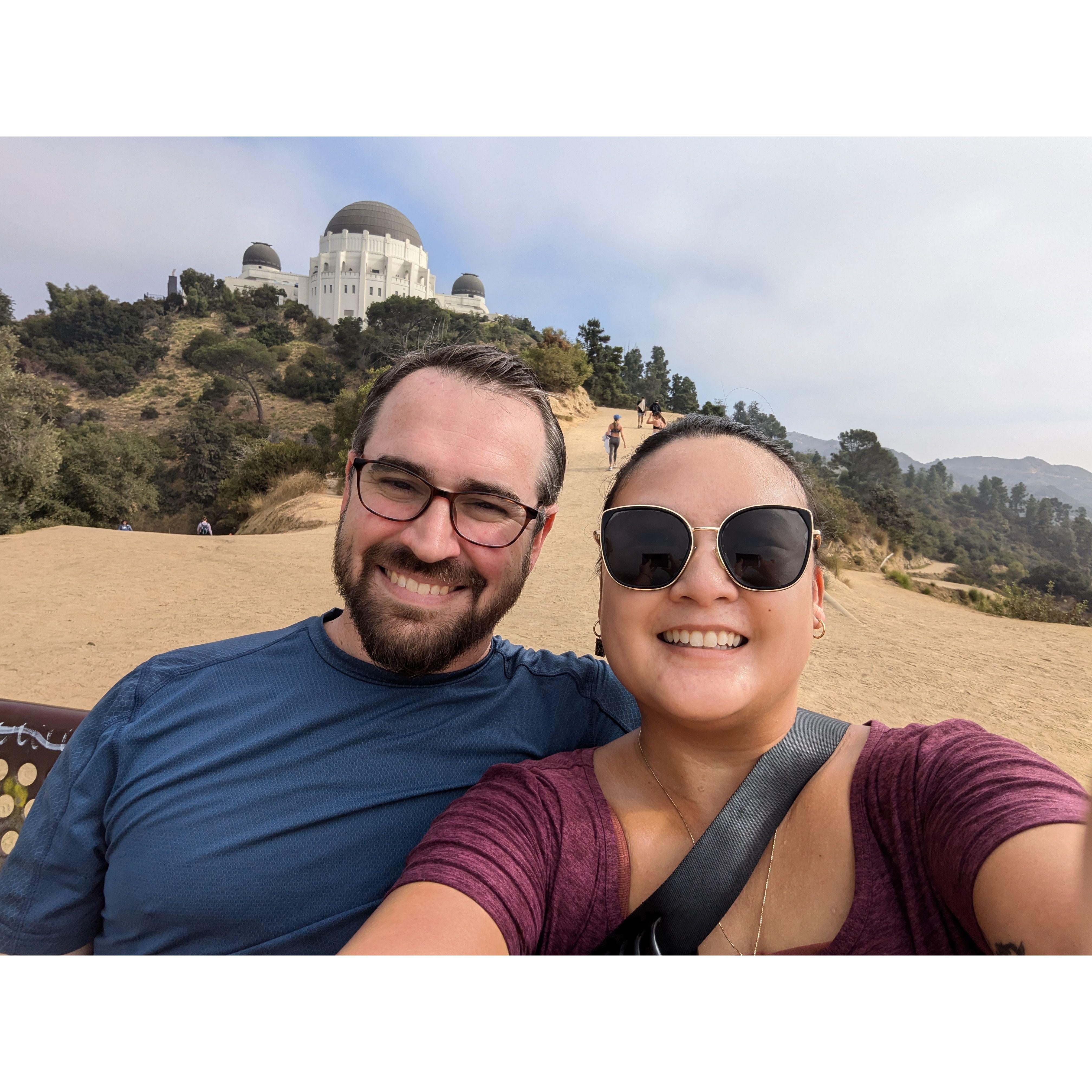 Showing Matt her old LA stomping grounds