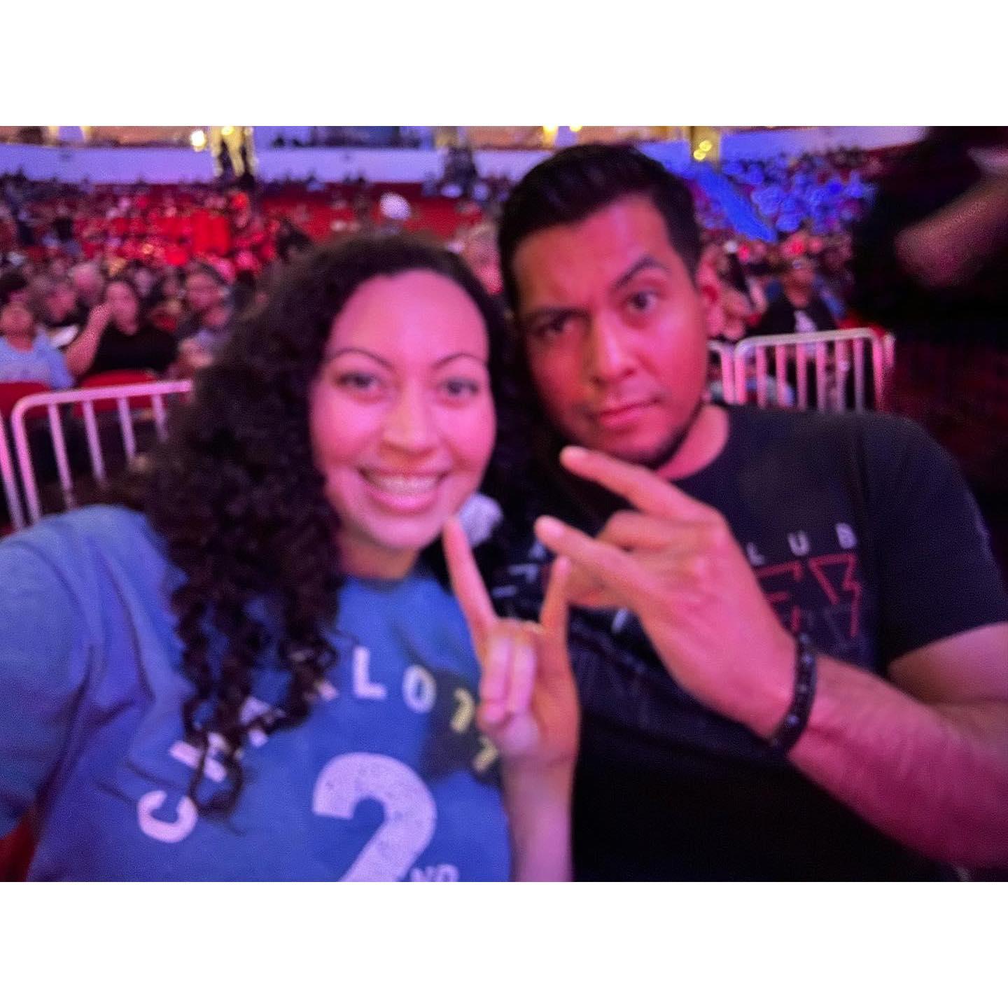 At a WWE event