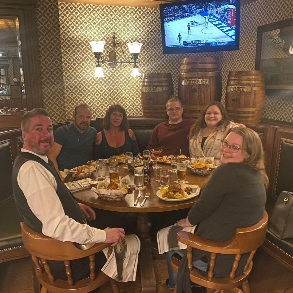 Dinner for Tristyn Sister Wedding.