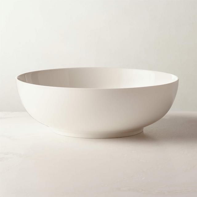 Contact White Serving Bowl