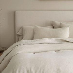 Linen King Duvet Cover Set | Quince in Natural Chambray