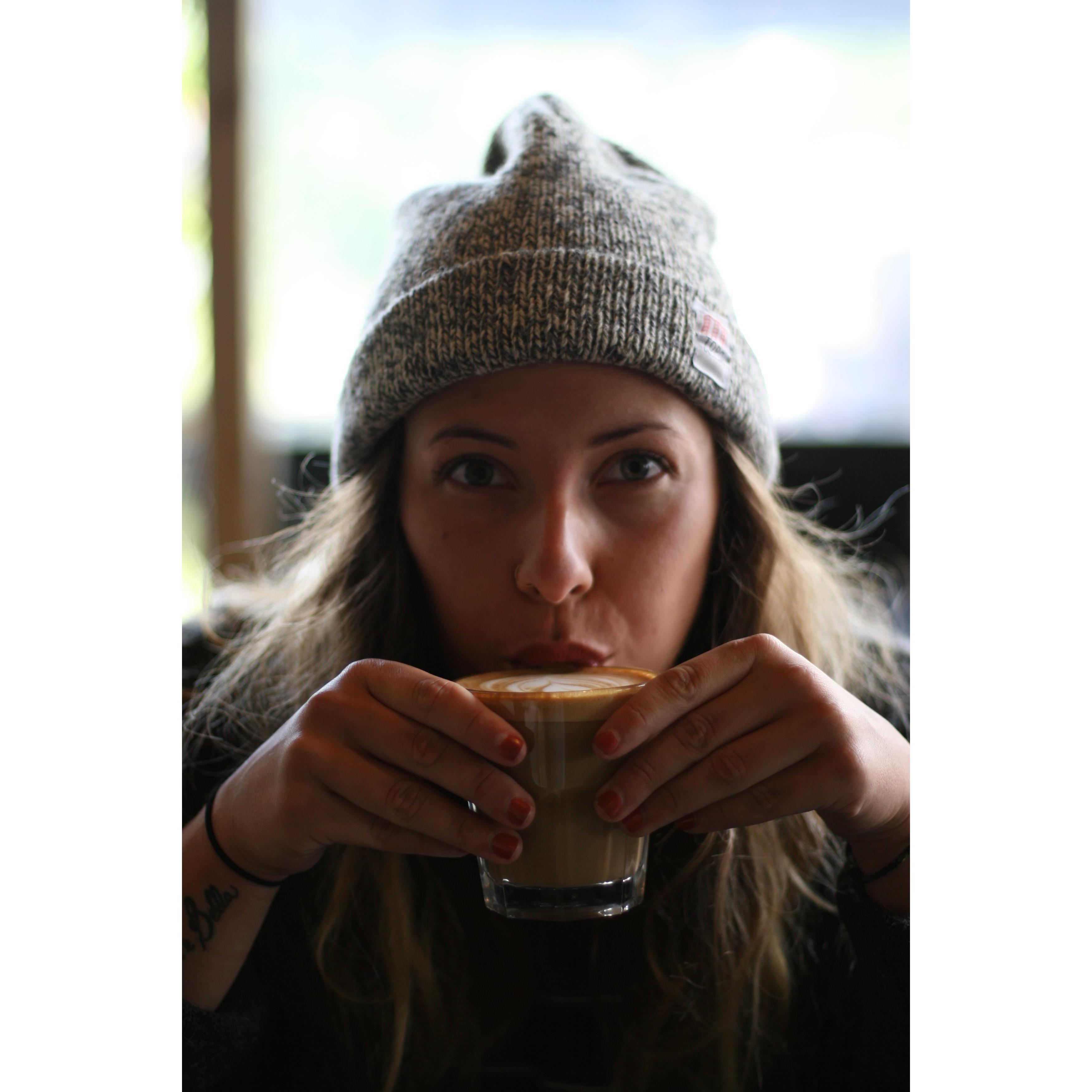Exploring coffee shops with my best mate