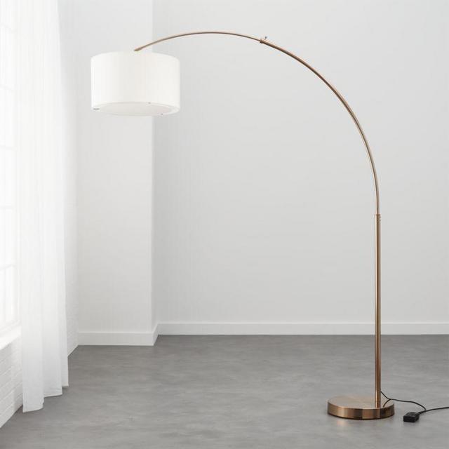 big dipper arc brass floor lamp
