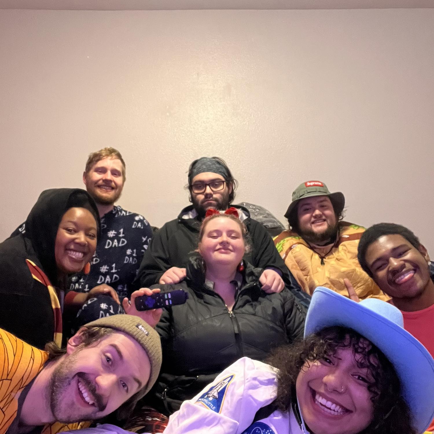 Halloween party with friends.