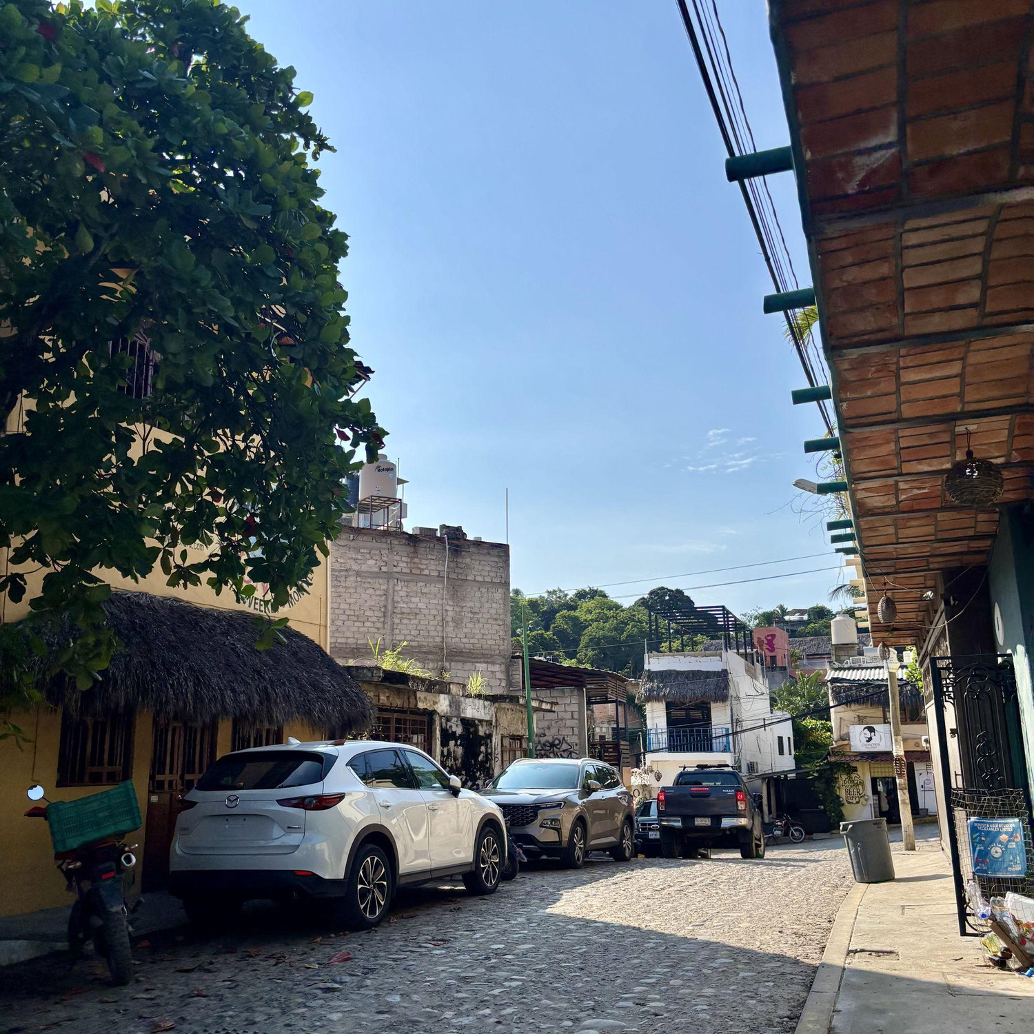 Streets in a quiet part Sayulita