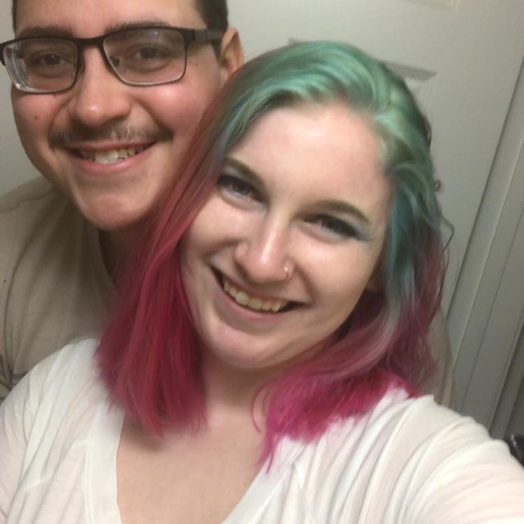 Covid blue, we dyed our hair, 2020