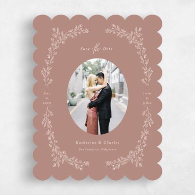 Café au Lait, Brown Wedding Save the Date - Miette Photo