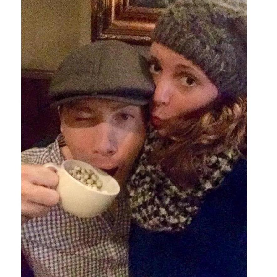 We've also had a lot of LATE nights together. London, UK, December 2015