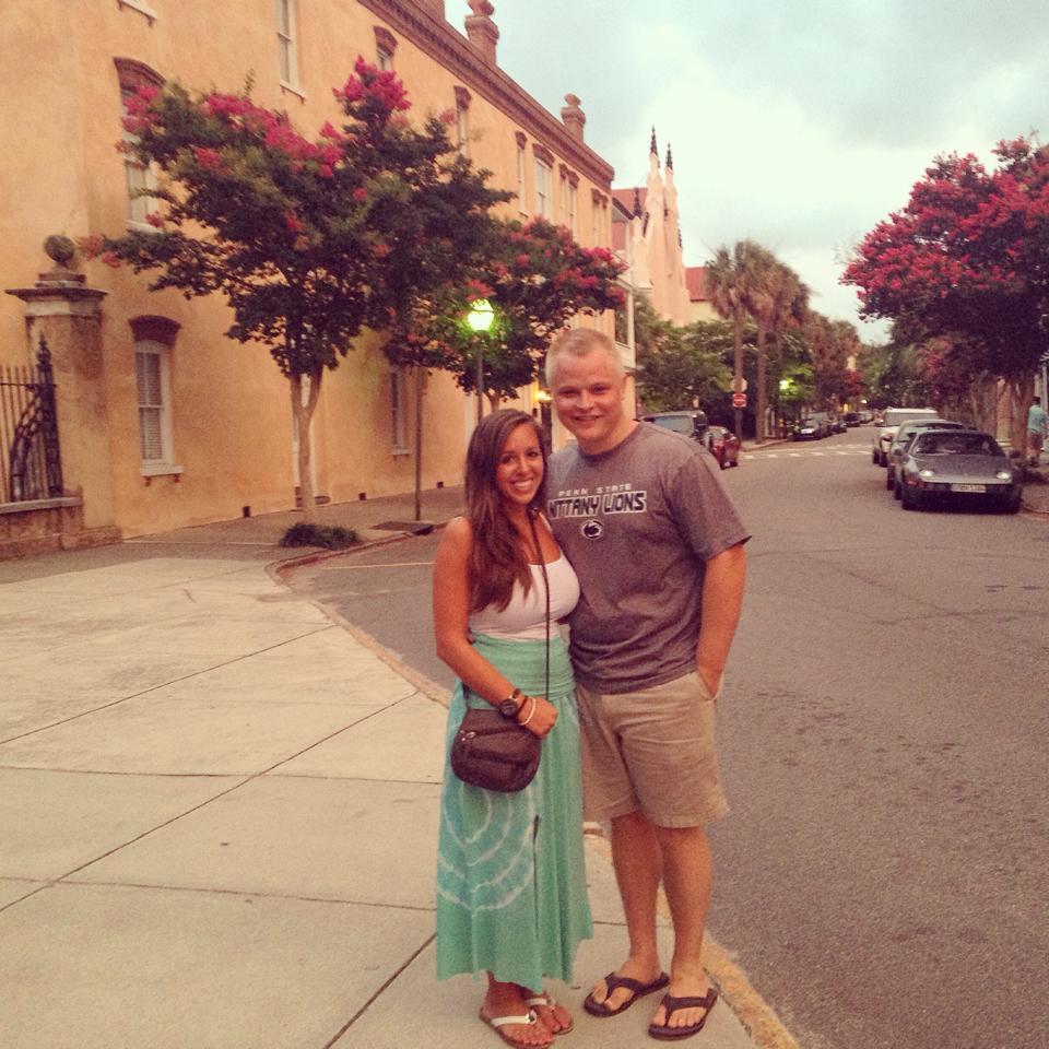 Pit stop in Charleston