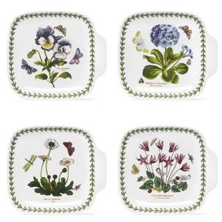 Botanic Garden Canape Dish, Set Of 4