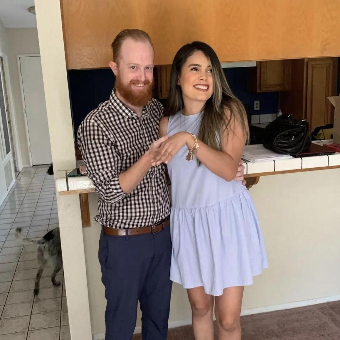 Julia said "yes" after closing on our first home!
