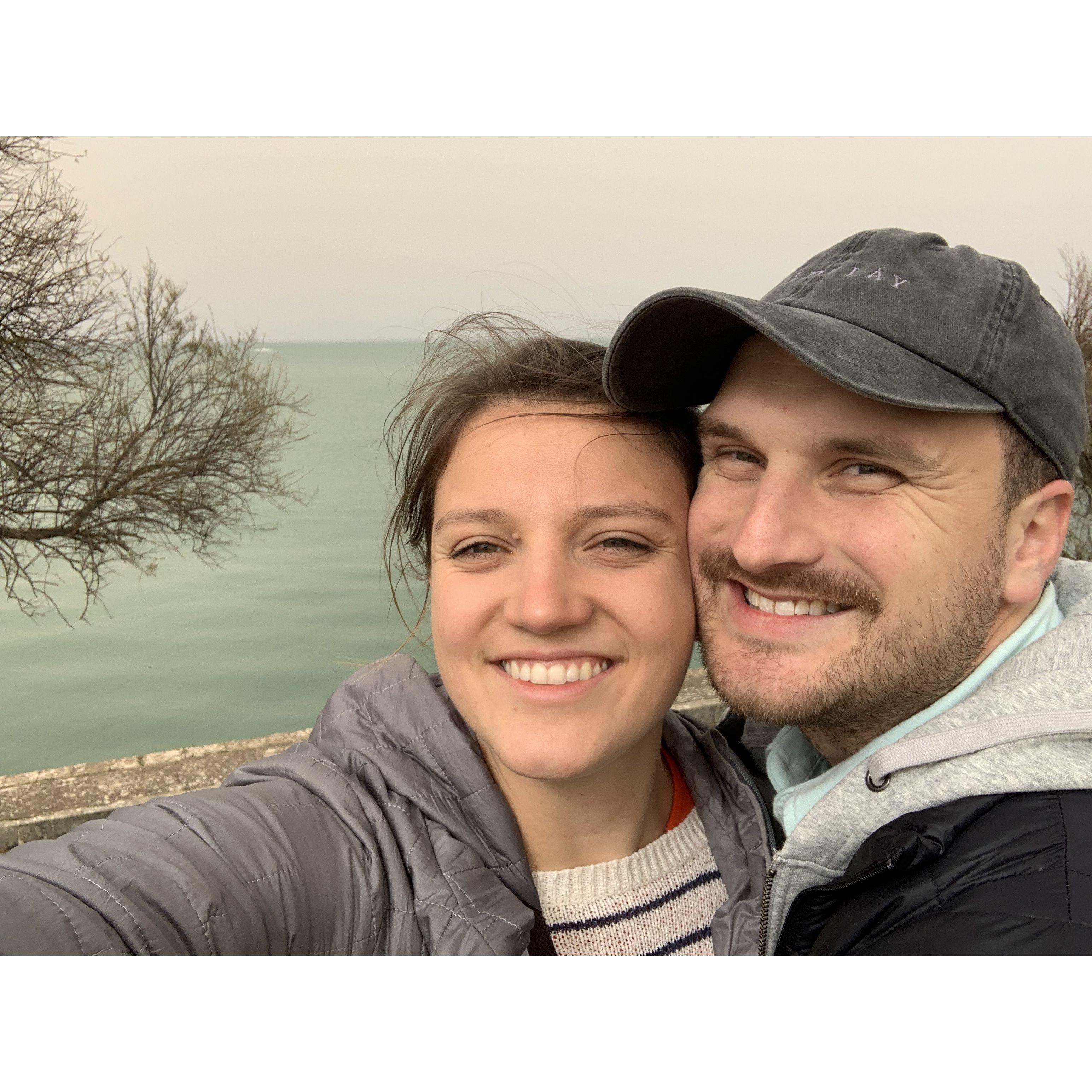 Nick visits Zoe abroad! France, 2022.