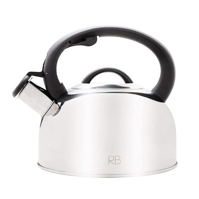 Tea Kettle for Stove Top - 2.6 Quart Food-Grade Stainless Steel Tea Kettle with Safe to Touch Ergonomic Handle AND 5-Layered Base that Heats Fast- Kettle Stovetop - Tea Kettles - Tea pots for Stovetop