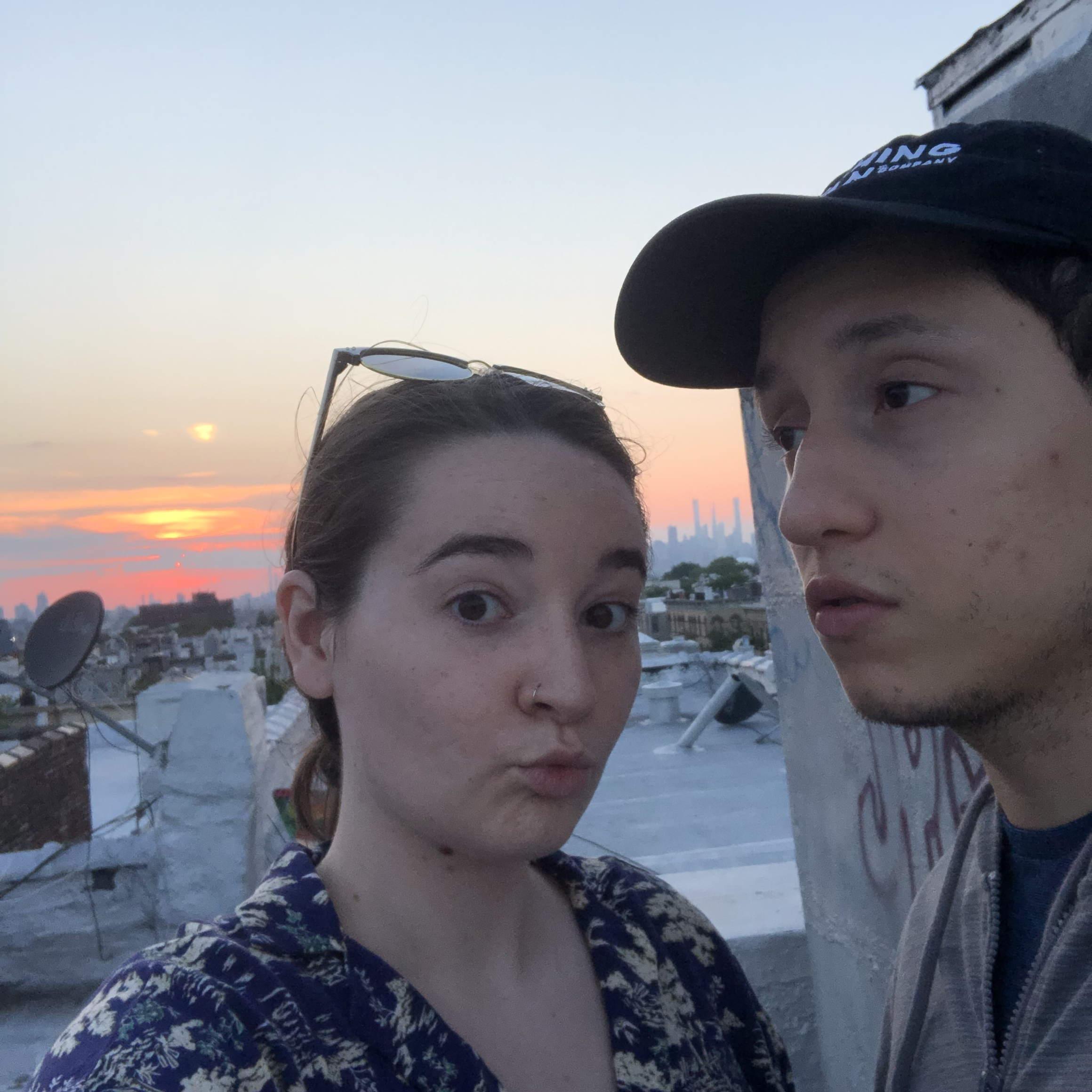 Fourth of July on our rooftop, 7/4/2020