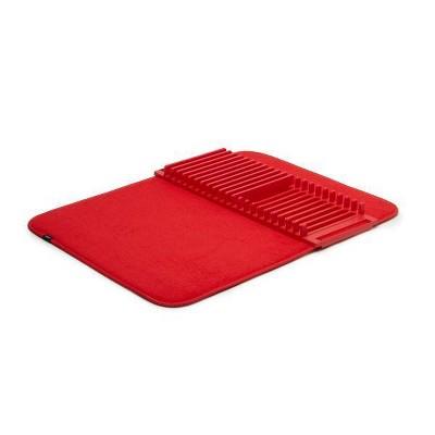 Plastic Udry Dish Drying Mat Red - Umbra