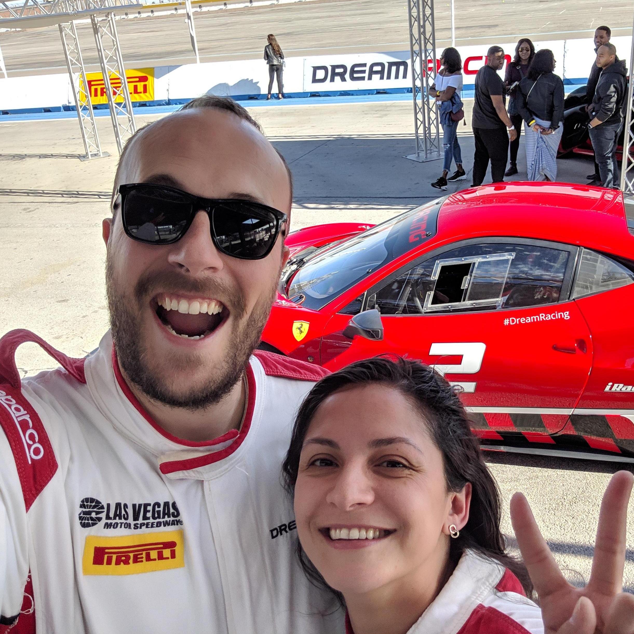 Drove Ferraris in style
