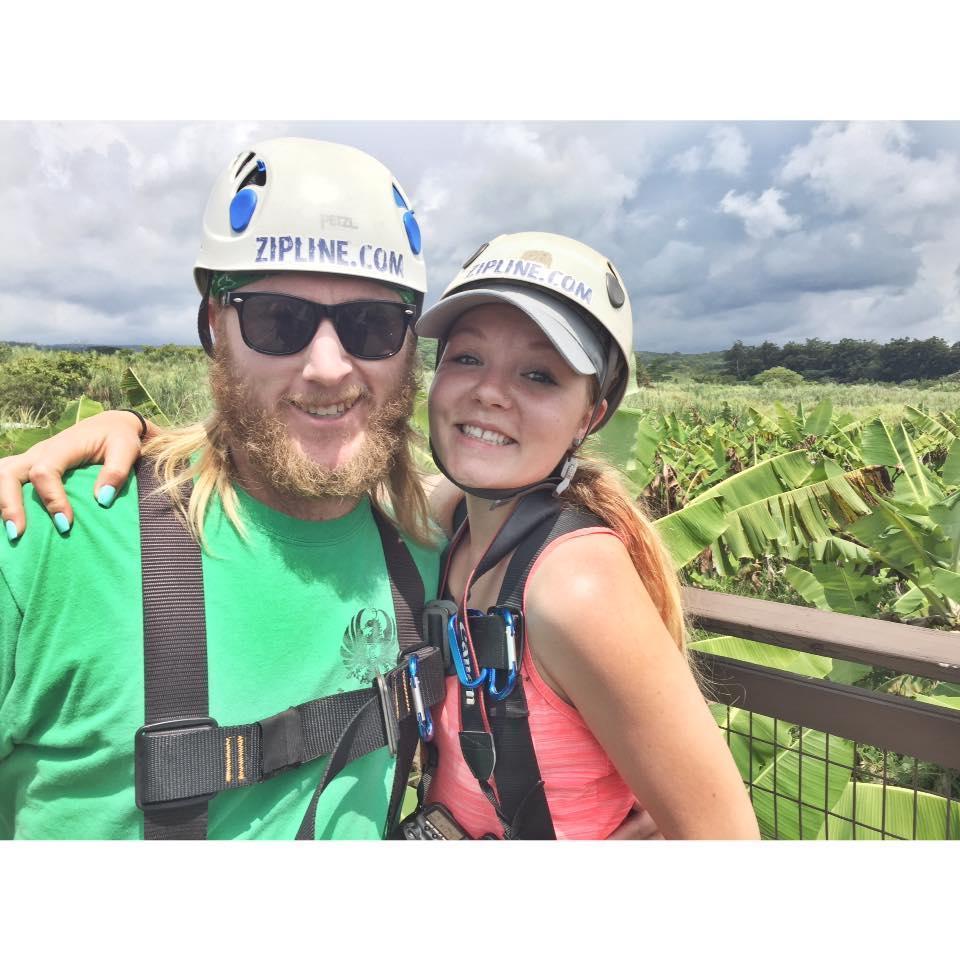 Ziplining in Hawaii in 2016